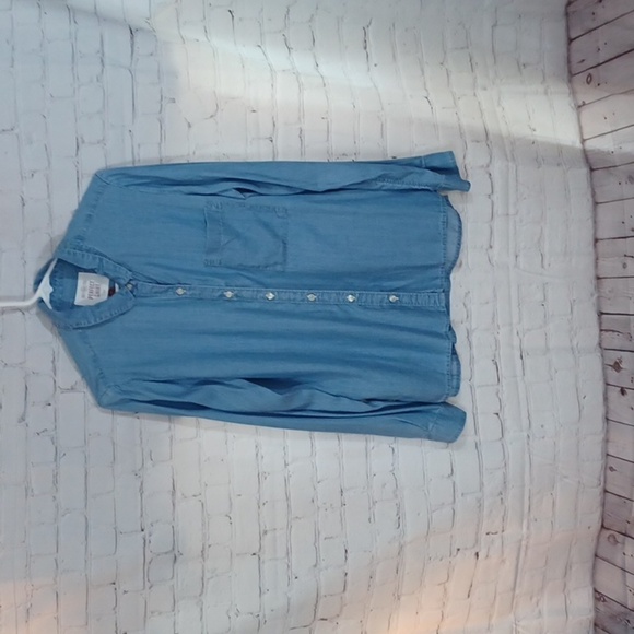 Soft You Y2K Blue  Perfect Womans Lyocell ‎ Super Soft Shirt L - Picture 1 of 9